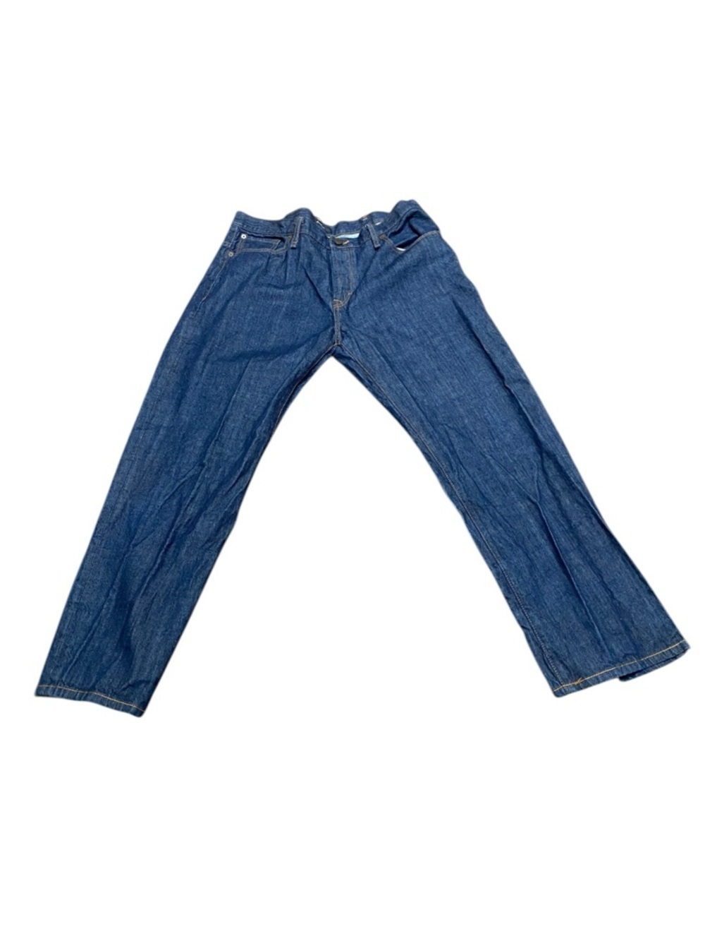 Sean John Relaxed Straight-Leg Blue Denim Jeans